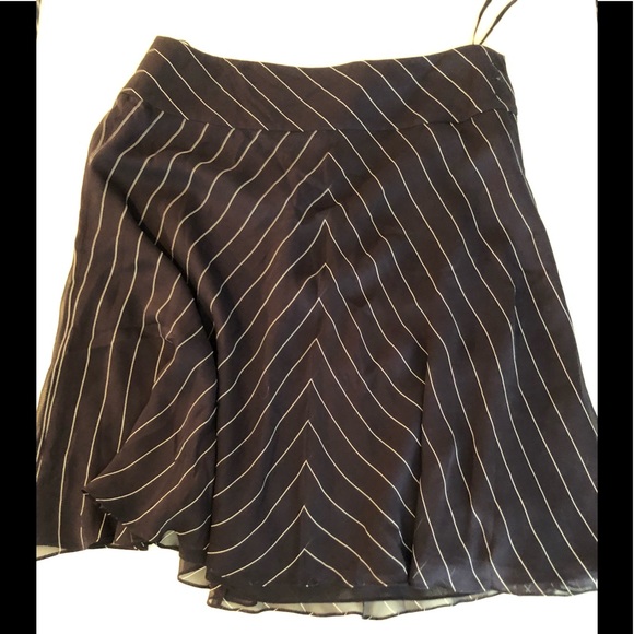 Lauren Ralph Lauren Dresses & Skirts - LAUREN Ralph Lauren Silk Navy & White Skirt